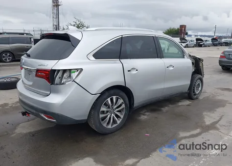 2015 Acura Mdx Technology Package from USA, damaged, VIN 5FRYD3H4XFB009006